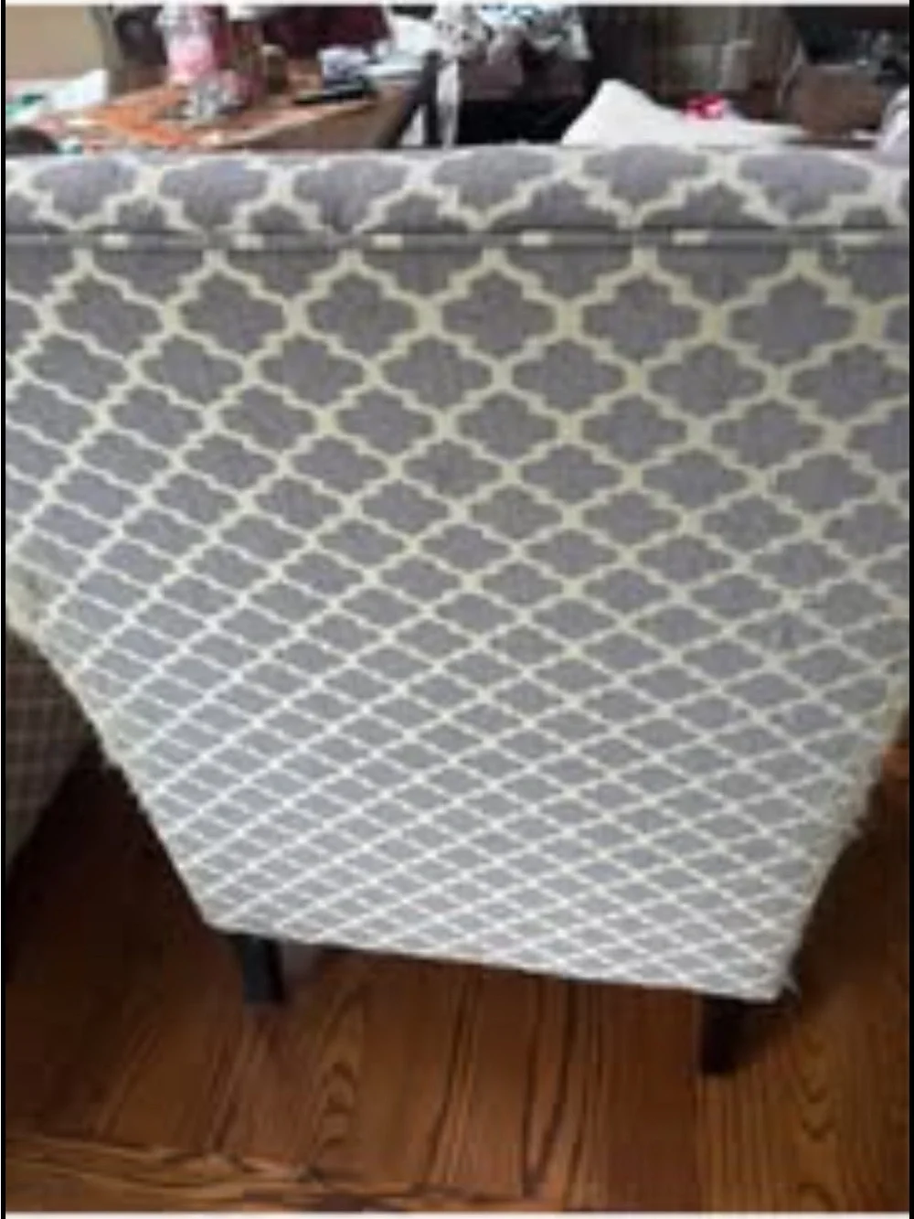 Pier1 imports Alex wing Diamond-Pattern Accent Chair Pair in Taupe
